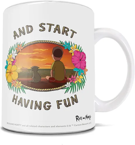 Vista 320 de Trend Setters Friends the Television Show – 25 años – Mercancía oficial – Taza de café o té de cerámica blanca de 11 onzas – perfecta para regalar