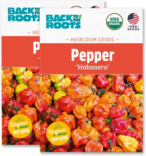 Vista 12 de Back to The Roots Paquete de semillas 100% orgánicas - Pimienta 'Mezcla de pimiento picante' 140mg