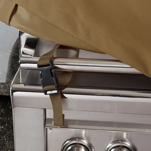 Vista 11 de Cubierta Classic Accessories para barbacoa empotrada, modelo Veranda Island , XS, Pebble