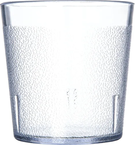 Vista 2 de Vasos de plástico apilables resistentes a rotura Carlisle 5501-8154 , Transparente, 1
