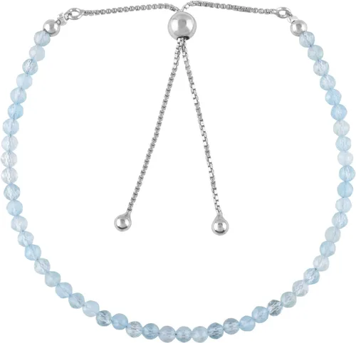 Vista 23 de OdrillionGems Pulsera de bolo de plata de ley 925 con cuentas redondas facetadas, hecha a mano, minimalista, cristales curativos, deslizante