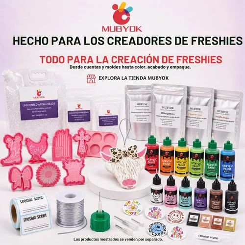 Vista 2 de MUBYOK - Cuentas aromáticas sin perfume de 3 libras para frescos