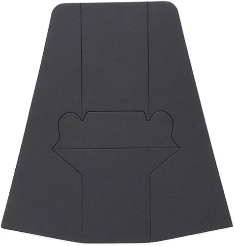 Vista 2 de UTALIND 10 piezas de soporte de caballete de cartón negro doble ala letreros de exhibición para fotos y obras de arte 7 pulgadas