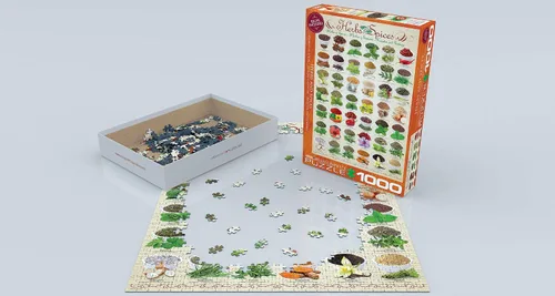 Vista 3 de EuroGraphics Rompecabezas de hierbas y especias (1000 piezas)