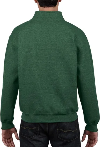 Vista 2 de Gildan Sudadera de forro polar con cuello cadete con cremallera de un cuarto, estilo G18800