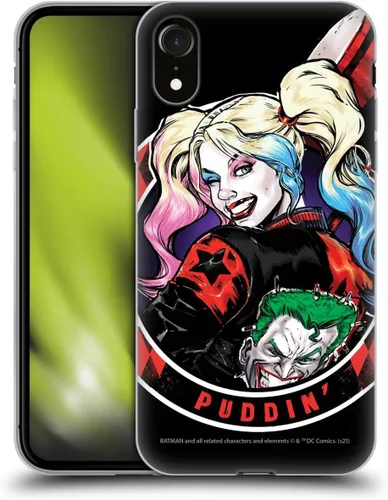 Vista 26 de Head Case Designs Funda de gel suave con licencia oficial de Batman DC Comics Bubblegum Harley Quinn Graphics compatible con Apple iPhone 7