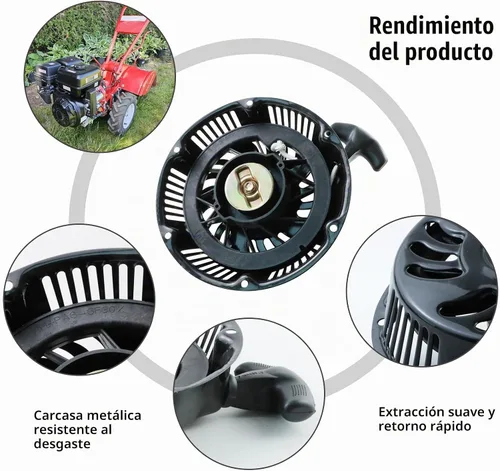 Vista 3 de KIKITE Arrancador de retroceso de arranque compatible con Harbor Freight Predator 420cc 13HP Motor Pull Start Assembly Pressure Washer Bomba de agua