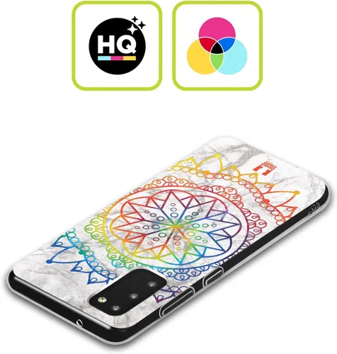 Vista 2 de Head Case Designs Colourful Marbles and Mandala Gel Case [Military Grade Protection] Compatible with Samsung Galaxy A13 5G (2021)