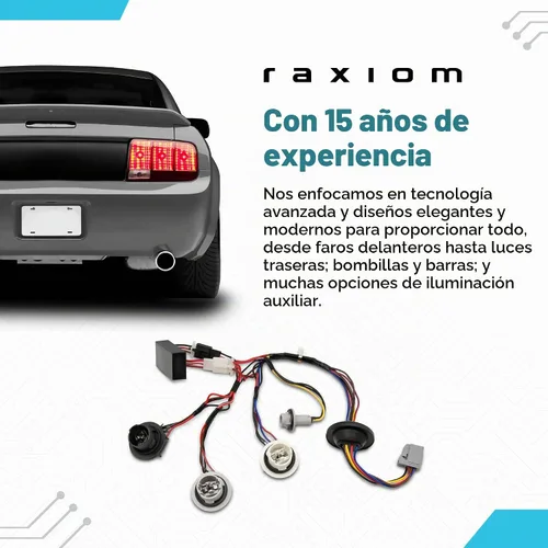 Vista 7 de Kit de arnés de luz trasera secuencial Raxiom con enchufe de ajuste y cable de reproducción automática. Compatible con Mustang 2005-2009 Arnés