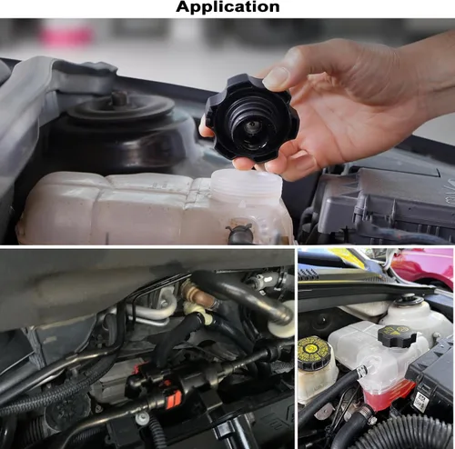 Vista 7 de Tanque de depósito de refrigerante compatible con Chevy Cruze 2011-2016 1.4L 2016 Chevy Cruze Limited 1.4L 603-383 13465094 con 1 manguera