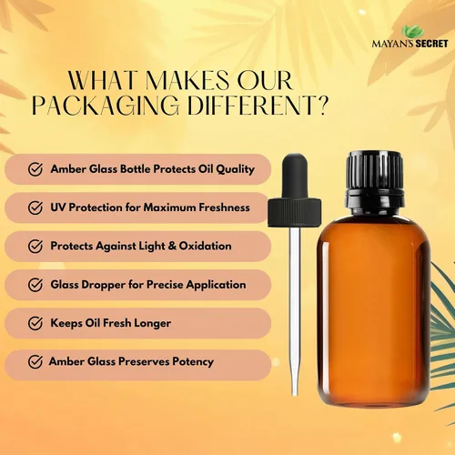 Vista 6 de Mayan's Secret Aceite de semilla de calabaza certificado por USDA orgánico prensado en frío virgen, hidratante natural para cabello seco, piel
