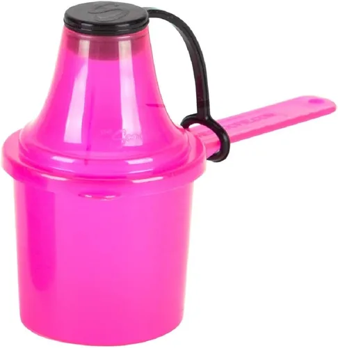 Vista 16 de 15 cc 1 cucharada 1/2 fl oz. 14.8 mL Cuchara de plástico de mango corto con embudo adjunto, cucharas medidoras para polvos, café, comida