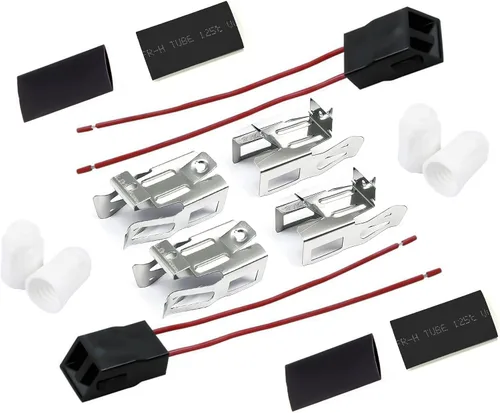 Vista 4 de Paquete de 2 receptáculos de quemador de gama ERR117 para estufa Whirlpool Kenmore Cocina Estufa Elemento Enchufe Bloque de receptáculo Bloque