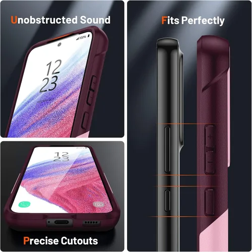 Vista 328 de Jeylly Compatible con Samsung Galaxy A22 5G Funda, Funda Samsung A22 5G con 2pcs protectores de pantalla de vidrio templado