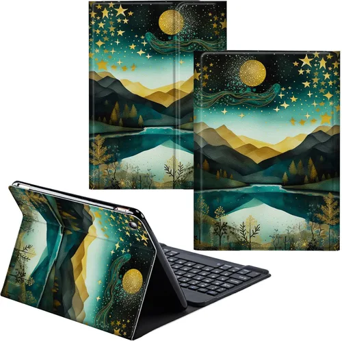 Vista 93 de Funda para Samsung Galaxy Tab S6 Lite 2022/2020 Teclado Inalámbrico Desmontable y Cubierta De Soporte De Cuero PU Funda Protectora Para Samsung