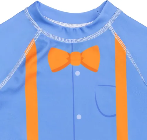 Vista 5 de Blippi Rash Guard - Traje de baño de 3 piezas para niños pequeños