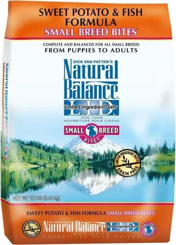 Vista 12 de Natural Balance Limited Ingredient - Alimento seco para perros adultos de raza pequeña, sin granos, receta de salmón y batata, 4 libras