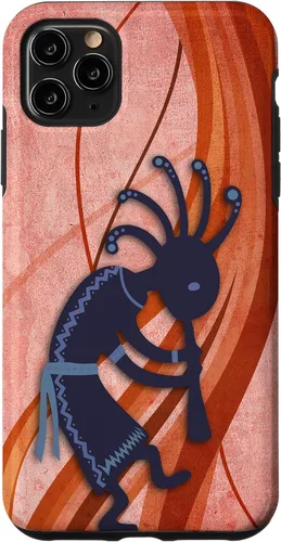 Vista 13 de Native American Kokopelli - Old School 2 - Fan Fun Case for iPhone 17