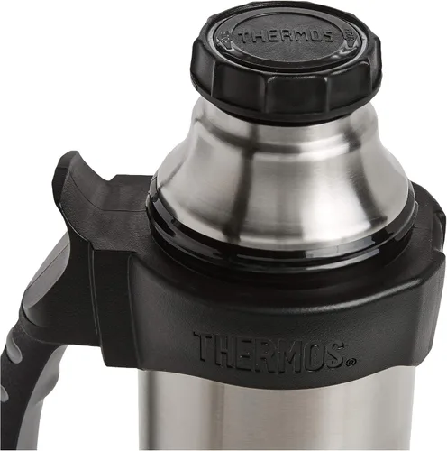 Vista 5 de Thermos The Rock 2510TRI2 - Botella de bebida aislada al vacío, acero inoxidable/negro, 1.1 cuarto de galón (2510TRI2)