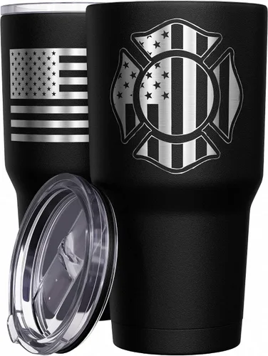 Vista 47 de We The People Holsters - Vaso térmico de 30 onzas, 0% Liberal, Negro