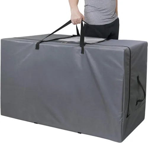 Vista 12 de Cuddly Nest Bolsa de Almacenamiento para Colchón Plegable - Funda de Transporte Resistente para Cama de Invitados Tri-Fold