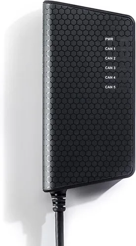 Vista 2 de Memorator Pro 5xHS, interfaz de bus CAN de cinco canales y registrador de datos