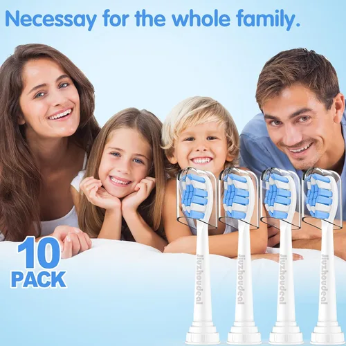 Vista 7 de Cabezales de cepillo de dientes de repuesto compatibles con Philips Sonicare, cabezales de cepillo para Sonicare C2 Control de placa protectora