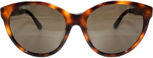 Vista 2 de Gucci GG 0419SA 002 Havana - Gafas de sol redondas de plástico lente marrón 56-18-145