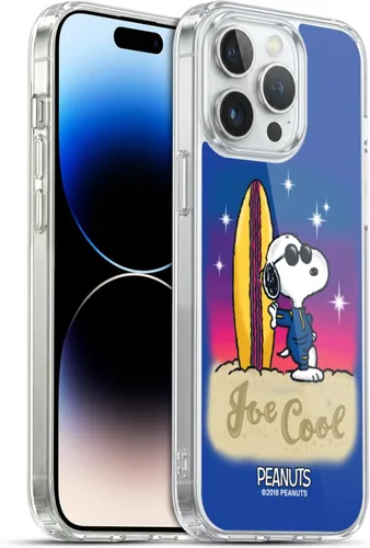 Vista 77 de Head Case Designs Funda de gel con licencia oficial de Peanuts Beach Surf Snoopy Boardwalk Airbrush [protección de grado militar] compatible