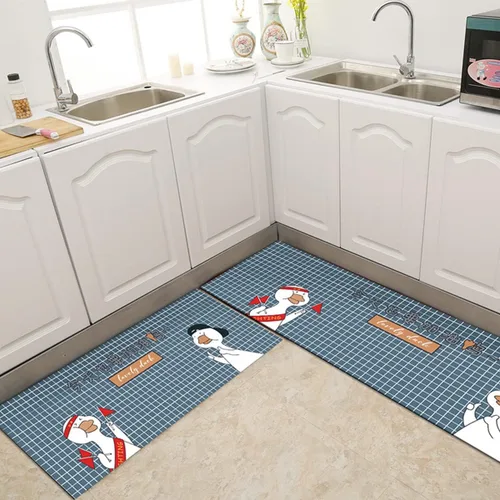 Vista 5 de Tapete de cocina, 1 unidad, tapete acolchado antifatiga, antideslizante, impermeable, para cocina, oficina, fregadero, 20 x 59 pulgadas