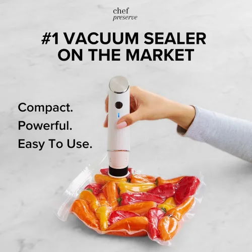 Vista 3 de Máquina Selladora al Vacío Compacta Chef Preserve para Alimentos