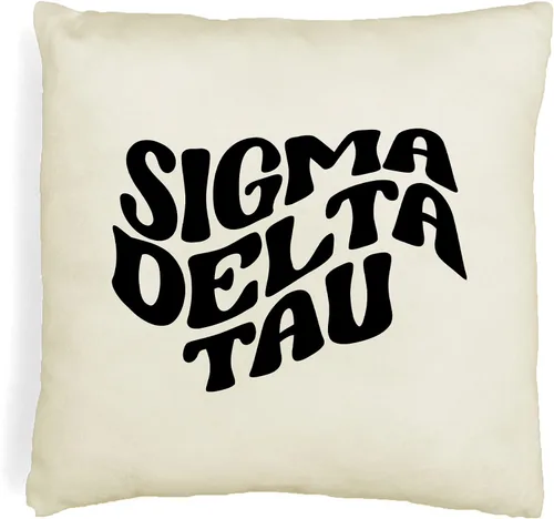 Vista 51 de sockprints Mod Alpha Chi Omega - Funda de almohada de 18 x 18 pulgadas, fundas de almohada de hermandad de mujeres - Almohada decorativa