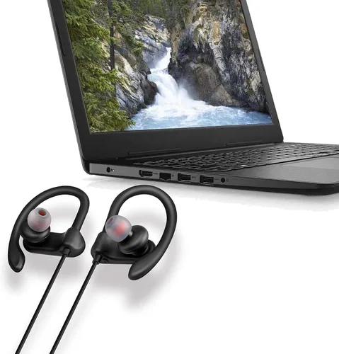 Vista 9 de 3.5mm Wired In-ear Earbuds Headphones with Mic, Ear Hooks & Noise-Isolation