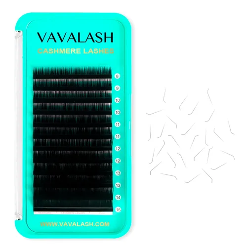 Vista 16 de VAVALASH Extensiones de pestañas de cachemira de 0.03/0.05/0.07/0.15 pulgadas, extensiones de pestañas rizadas de alta calidad, B, L J, suaves