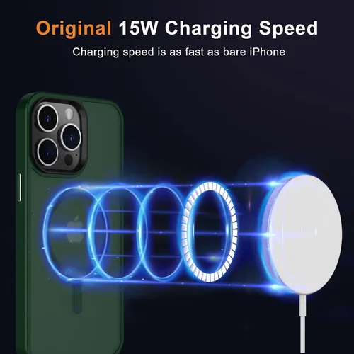 Vista 472 de MOCCA - Funda magnética resistente para iPhone XR de 6.1 pulgadas, compatible con MagSafe, funda con protección contra caídas de grado militar