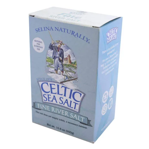 Vista 3 de Celtic Sea Salt Sal molida fina de 10.6 onzas (10.58 oz) – Grano extrafino, natural, gourmet – Para tarro coctelero, salado, 10.6 onzas