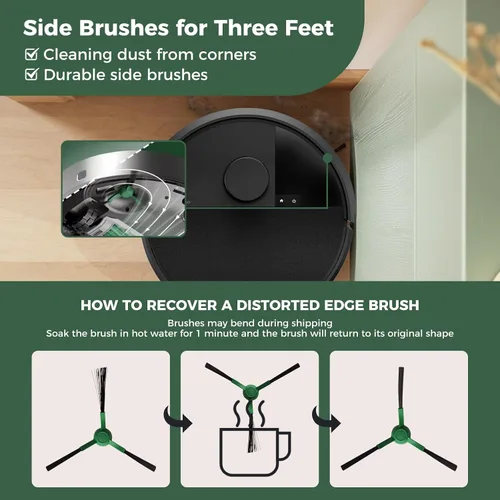 Vista 7 de Kit de repuesto para iRobot Roomba 505X Combo, Plus 405/505/507 Combo Verde