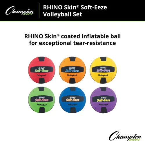 Vista 3 de Champion Sports Rhino Skin Soft EEZE Balones de fútbol