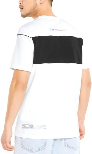 Vista 2 de Puma - Camiseta BMW MMS SDS para hombre, color Puma Blanco, Talla S