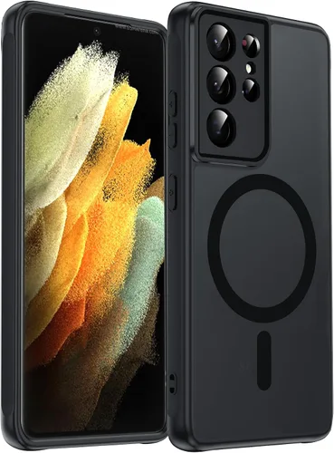 Vista 248 de LeYi Funda para teléfono Samsung-S23: protector de pantalla e imán MagSafe Púrpura
