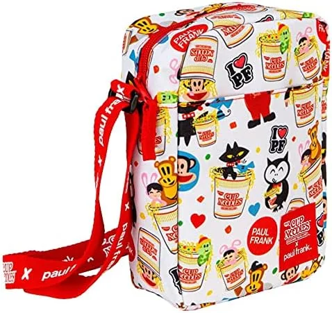 Vista 3 de Nissin Cup Noodles Crossbody, blanco, talla única, Blanco, Bandolera