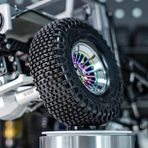 Vista 7 de INJORA Neumáticos Pin de 1.3" XHX para TRX4M SCX24, 72 * 24mm, Compuesto S5, 4 unidades (T1321)