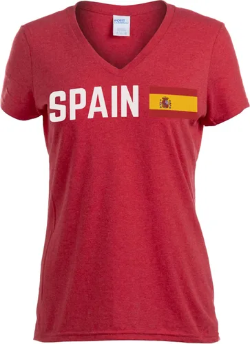 Vista 53 de Nations of the World - Camiseta con cuello en V para mujer