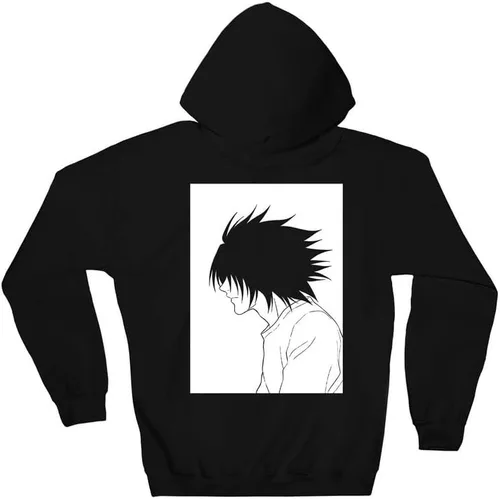 Vista 2 de Ripple Junction Death Note - Sudadera con capucha de forro polar para hombre, con licencia
