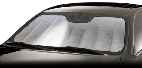 Vista 6 de Intro-Tech HD-91A-R Silver Ultimate Reflector - Parasol plegable para parabrisas para modelos seleccionados de Honda Civic, con sensor