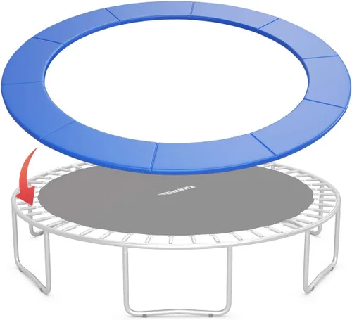 Vista 16 de Giantex Trampoline Pad, 8ft 10ft 12ft 14ft 15ft 16ft Trampoline Replacement Safety Pad, No Holes for Pole, Waterproof Trampoline Accessories Spring