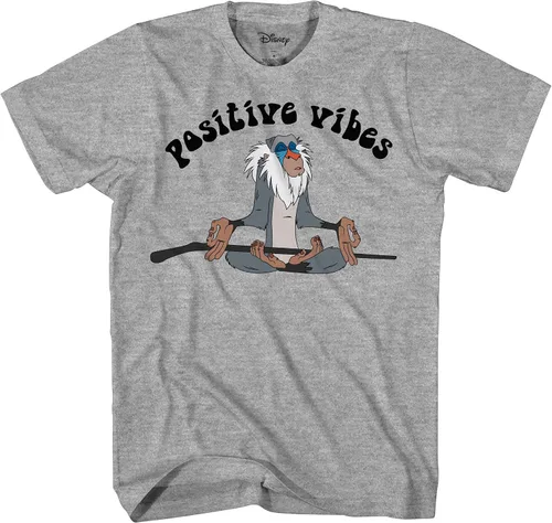 Vista 6 de Disney Lion King Rafiki Positive Vibes - Camiseta para hombre