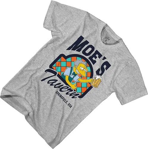Vista 4 de The Simpsons Krusty The Clown Shirt Krusty Burger Logo Tee Graphic T-Shirt