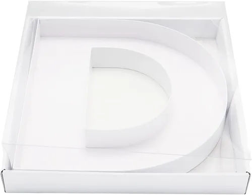 Vista 17 de WENPACK 2025 - Caja de regalo de cartón con forma de tapa transparente (negro, tapa graduada)