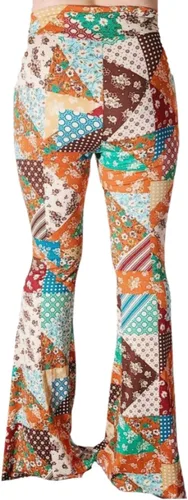 Vista 88 de ShopMyTrend - Pantalones de yoga largos con piernas anchas y acampanadas estilo palazzo, con cintura alta, para mujer